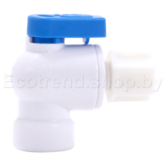 Пластиковый кран на накопительный бак AquaSpring BV-8P (резьба 1/4