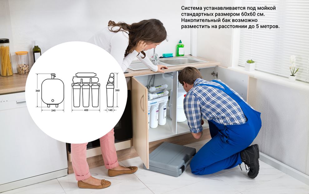 Особенности установки Гейзер Нанотек